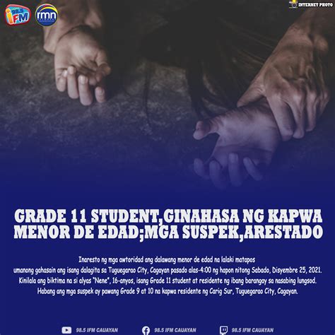 burat ng sekyu|Sekyu, ginahasa ang menor de edad na anak .